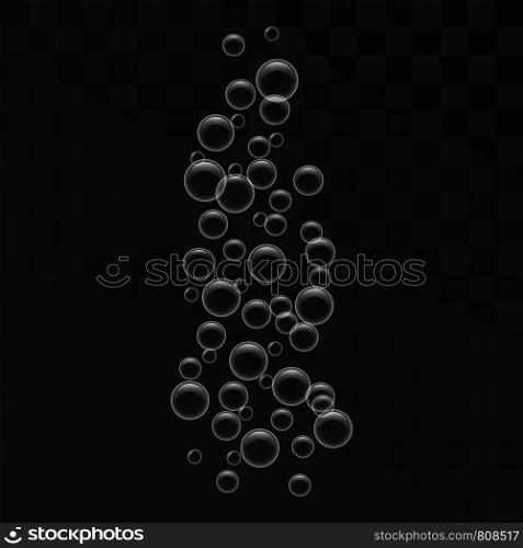 Bubble icon. Realistic illustration of bubble vector icon for web design. Bubble icon, realistic style