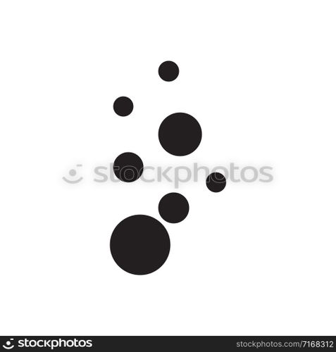 Bubble icon vector