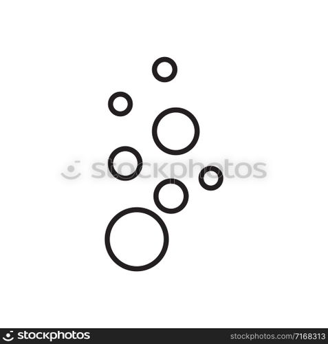 Bubble icon vector