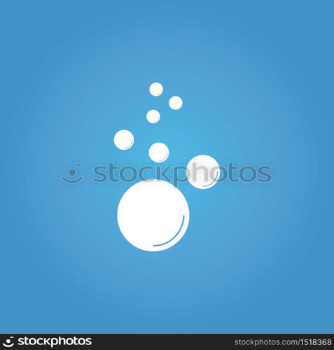 Bubble icon vector illustration design template