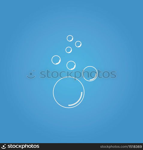 Bubble icon vector illustration design template