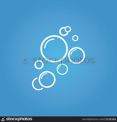 Bubble icon vector illustration design template