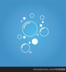 Bubble icon vector illustration design template