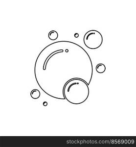 Bubble  icon vector illustration design template