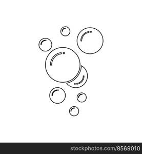 Bubble  icon vector illustration design template
