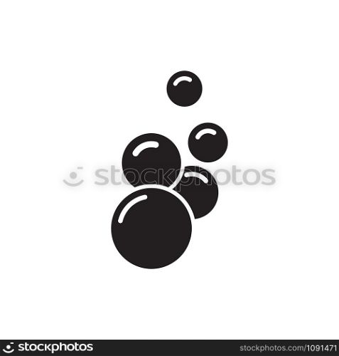 bubble icon vector logo template in trendy flat style
