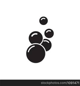 bubble icon vector logo template in trendy flat style