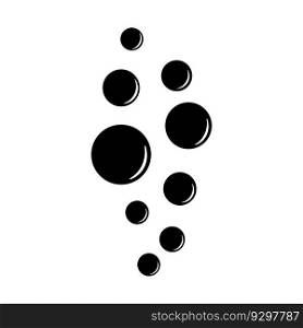 bubble icon vector template illustration logo design
