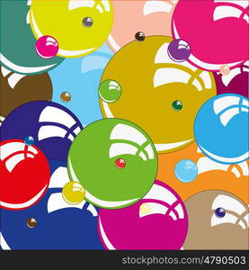 bubble Miscellaneous of the colour. Colorful decorative background from bladders of the miscellaneous of the colour