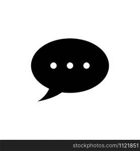 bubble speech - communication icon vector design template