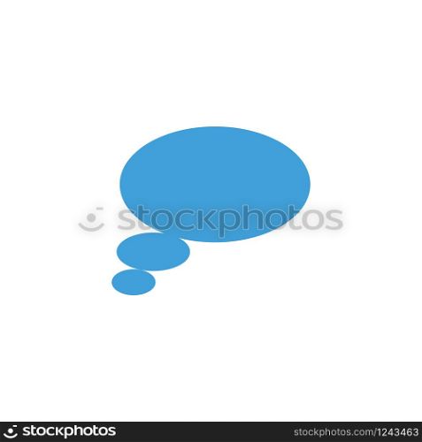 Bubble speech icon design vector template