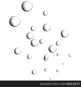 Bubble vector icon illustration design background