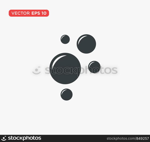 Bubble Water Icon Vector Illustration