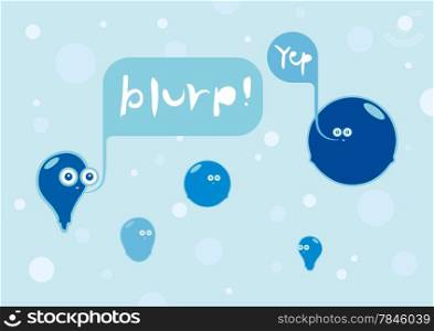 Bubbles conversation blurp yep. EPS vector file. Hi res JPEG included.&#xA;