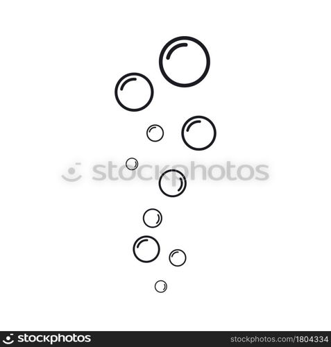 bubbles icon vector element design template web