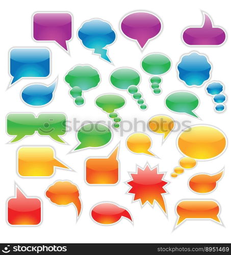 Bubbles set vector image
