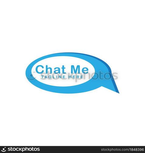 Buble chat icon Vector Illustration design Logo template