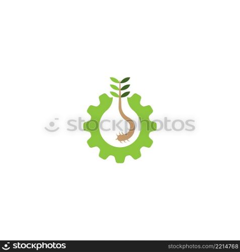 Buble Tree icon logo template vector illustration design