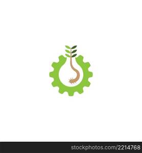 Buble Tree icon logo template vector illustration design