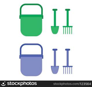 bucket and spade icon
