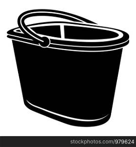 Bucket for water icon. Simple illustration of bucket for water vector icon for web. Bucket for water icon, simple style