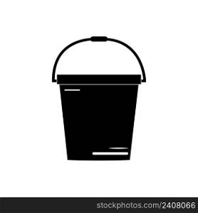 bucket icon logo vector design template