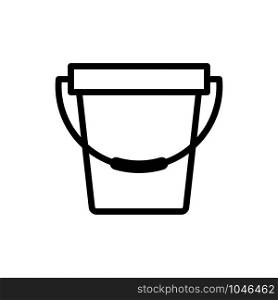 Bucket icon trendy