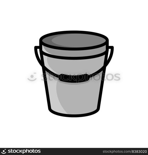 Bucket Icon Vector Design Template.