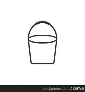 Bucket icon vector design templates isolated on white background