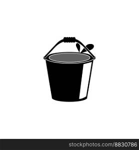 bucket icon vector illustration simp≤design