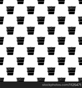 Bucket pattern vector seamless repeating for any web design. Bucket pattern vector seamless
