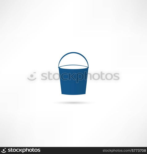 Bucket vector icon