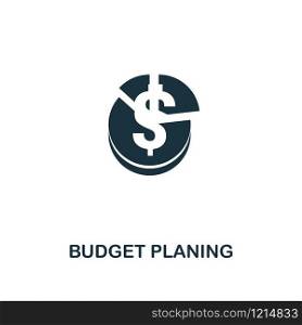 Budget Planing creative icon. Simple element illustration. Budget Planing concept symbol design from online marketing collection. For using in web design, apps, software, print. Budget Planing creative icon. Simple element illustration. Budget Planing concept symbol design from online marketing collection. For using in web design, apps, software, print.