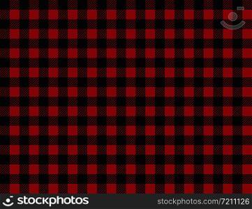 buffalo plaid pattern. red and black squares seamless background. ruby lumberjack buffalo plaid seamless pattern.