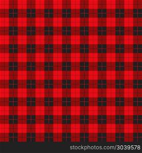 Buffalo plaid pattern with alternating red and black squares. Lumberjack seamless background with diagonal lines. Vector illustration.. Buffalo plaid pattern with red and black squares. Buffalo plaid pattern with red and black squares