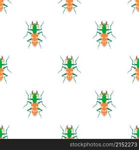 Bug pattern seamless background texture repeat wallpaper geometric vector. Bug pattern seamless vector