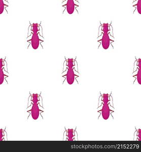 Bug pattern seamless background texture repeat wallpaper geometric vector. Bug pattern seamless vector