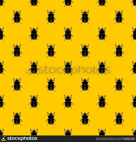Bug pattern seamless vector repeat geometric yellow for any design. Bug pattern vector