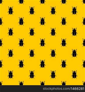 Bug pattern seamless vector repeat geometric yellow for any design. Bug pattern vector
