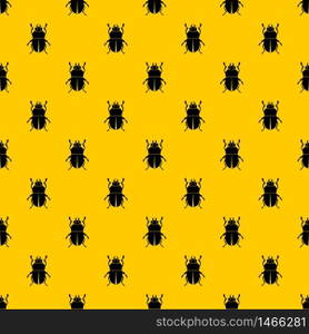 Bug pattern seamless vector repeat geometric yellow for any design. Bug pattern vector
