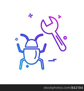 Bugs icon design vector