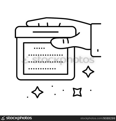 build a schedule line icon vector. build a schedule sign. isolated contour symbol black illustration. build a schedule line icon vector illustration