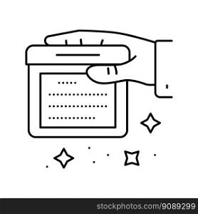 build a schedule line icon vector. build a schedule sign. isolated contour symbol black illustration. build a schedule line icon vector illustration