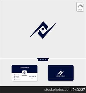 build architect, real estate creative logo template vector illustration and logo inspiration. business card design template include. build architect, real estate logo template vector illustration and logo inspiration. business card design template include