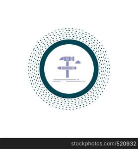 Build, design, develop, tool, tools Glyph Icon. Vector isolated illustration. Vector EPS10 Abstract Template background