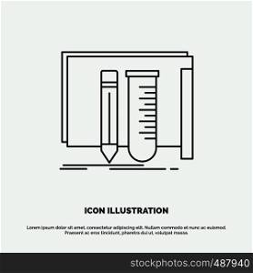 build, equipment, fab, lab, tools Icon. Line vector gray symbol for UI and UX, website or mobile application. Vector EPS10 Abstract Template background