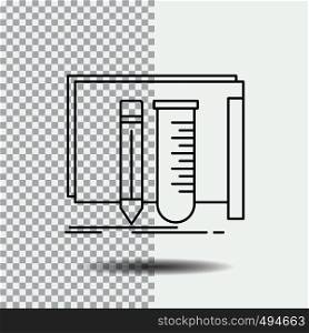 build, equipment, fab, lab, tools Line Icon on Transparent Background. Black Icon Vector Illustration. Vector EPS10 Abstract Template background
