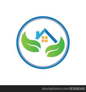 building and real estate logo vector icon illustration design