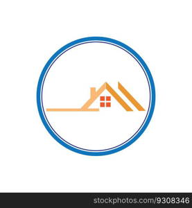 building and real estate logo vector icon illustration design