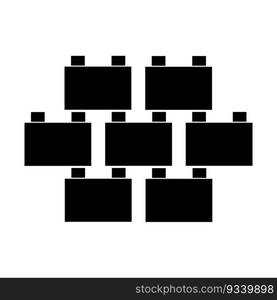 building blocks icon vector design template